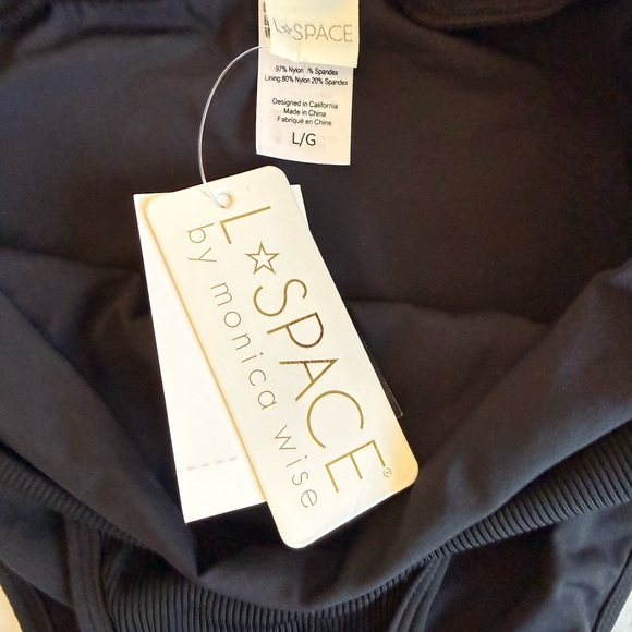 L*Space Black Bikini Bottom - Picture 2 of 7